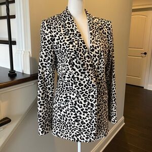 Talbots, Size 6, Leopard Print Blazer